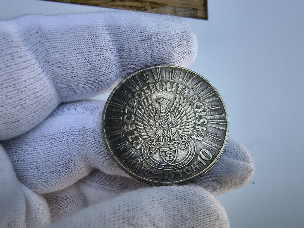 10 złotych 1934 rok Piłsudski orzeł strzelecki