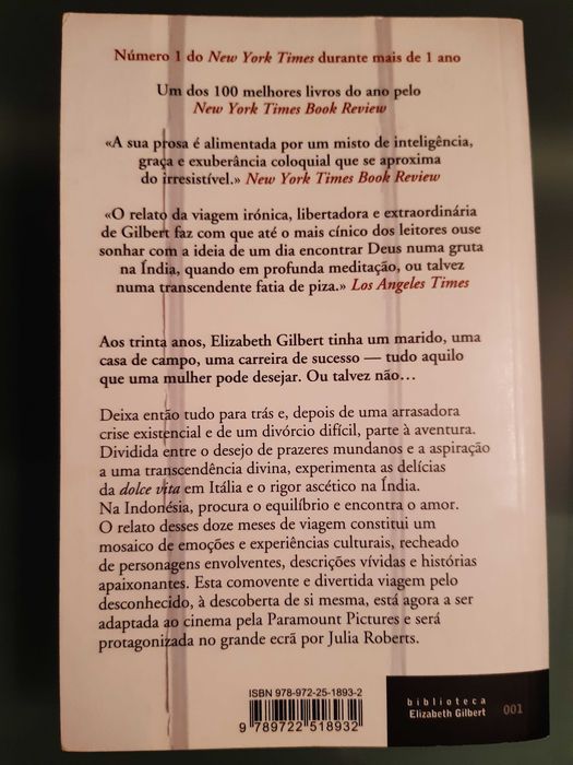 Comer, orar e amar