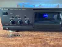 Magnetofon deck Technics RS-BX501 nowa głowica, niebieskie podświetlen