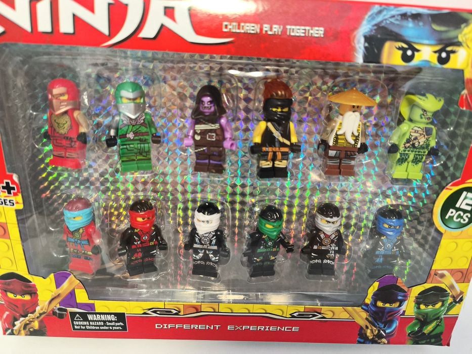 Figurki Ninja 12 sztukn