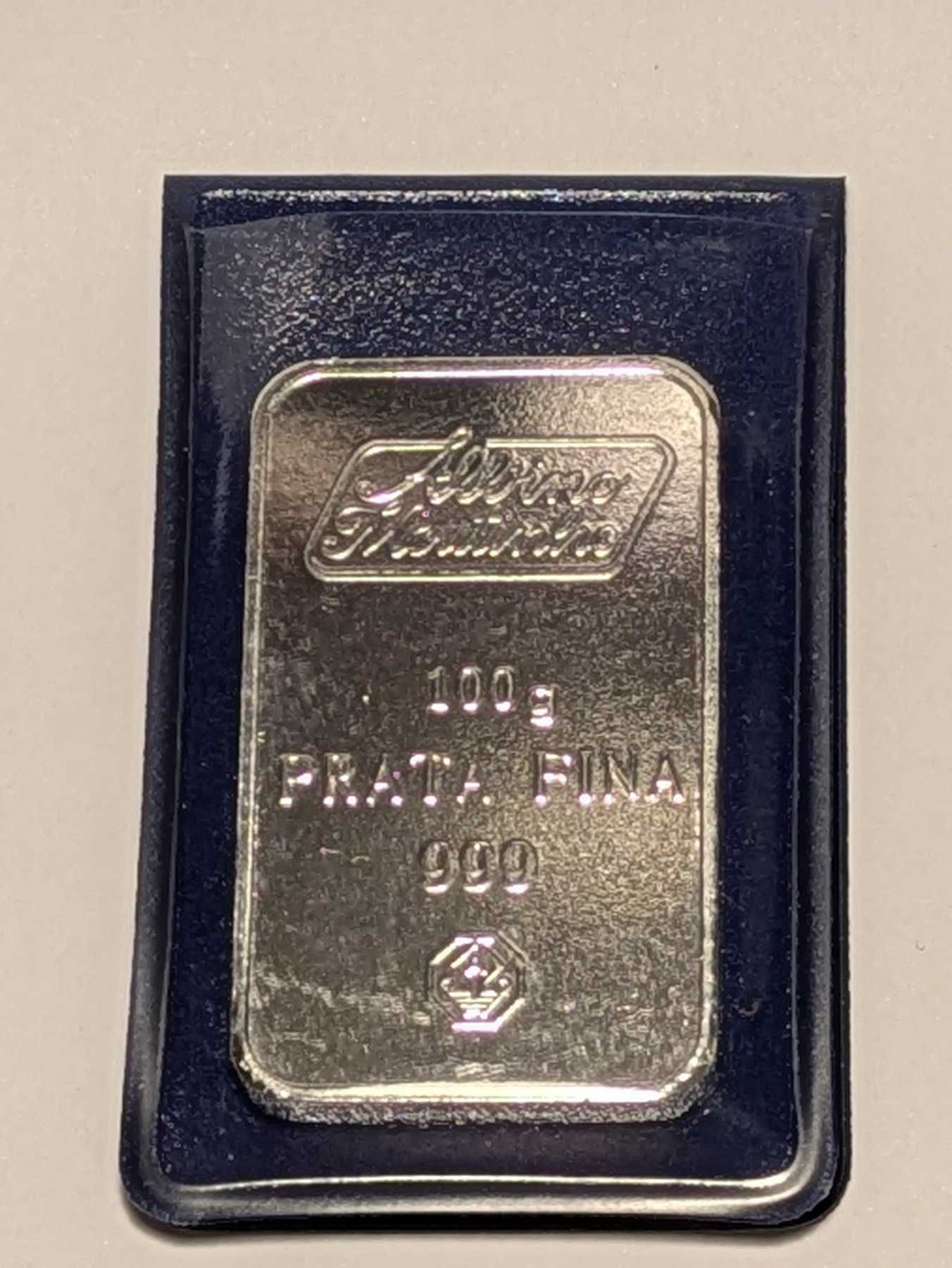 100 gramas - Prata 999 - com certificado