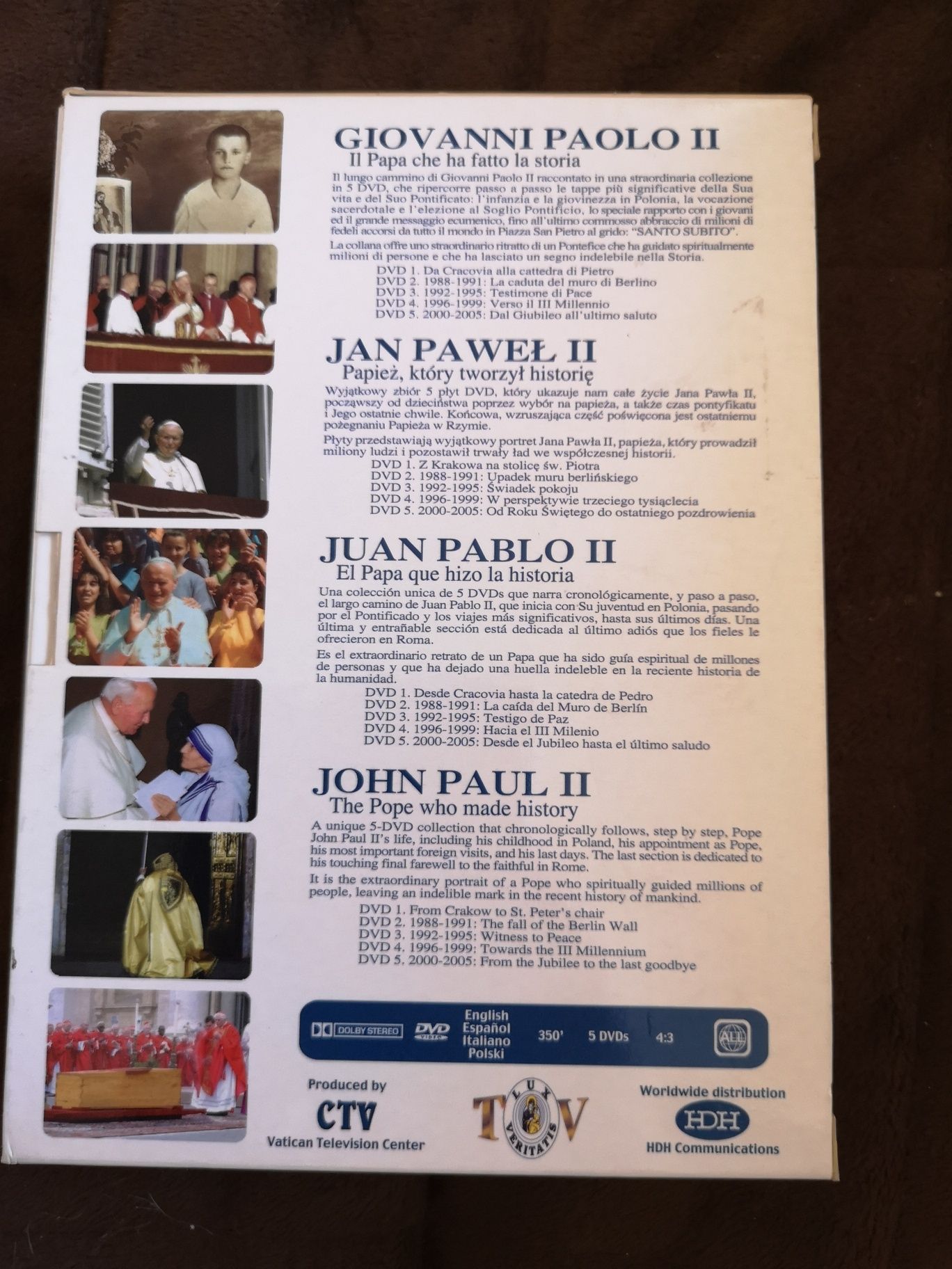 Filmy dvd Jan Paweł II Papież, ktory tworzyl historię