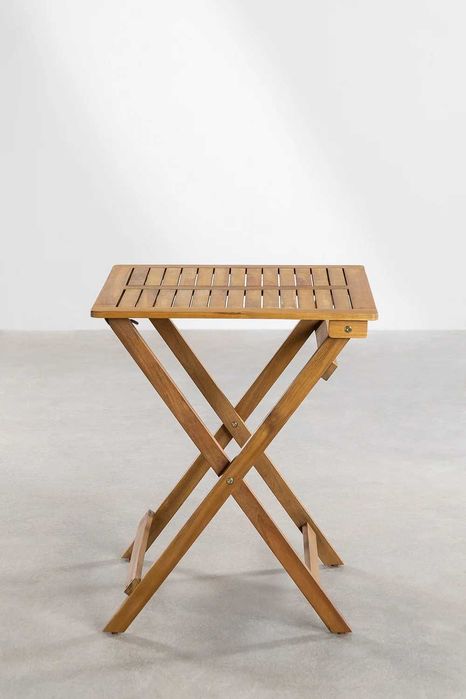 Conjunto de mesa de jardim dobrável Delawer Classic e 2 cadeiras