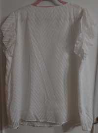 NOWA śliczna biała bluzka rozmiar 52