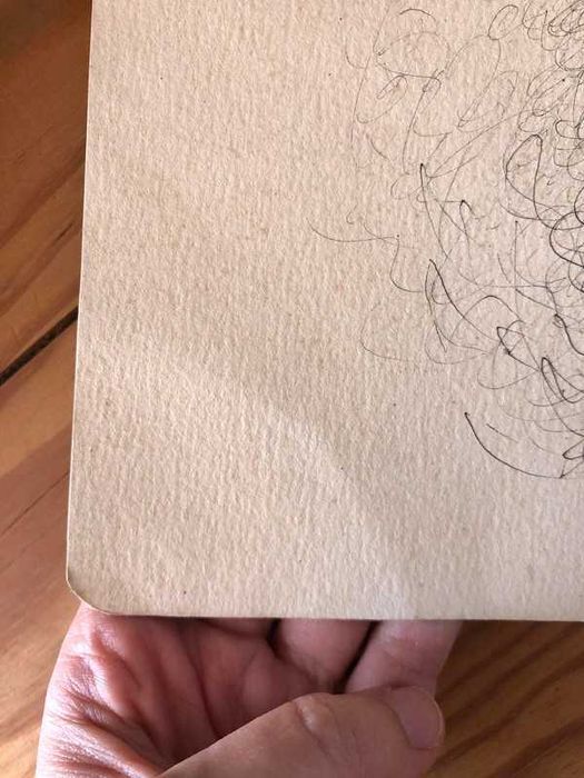 Desenho Tinta da China Vintage Jorge Marcel