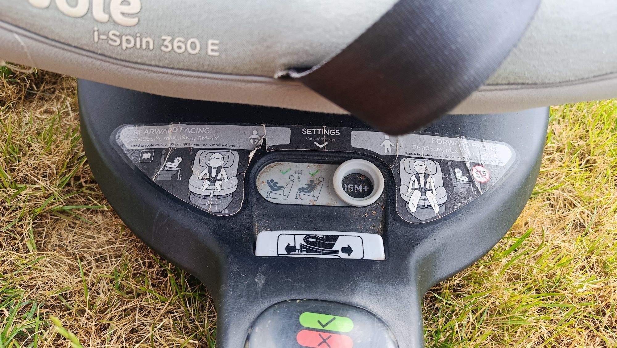 Fotelik samochodowy Joie i spin 360