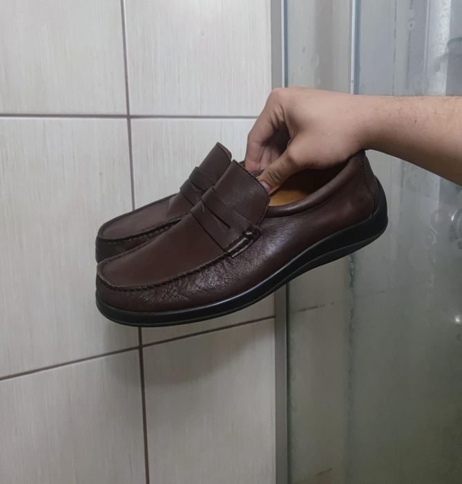 Buty obuwie 43 Ganter Aktiv mokasyny męskie  skórzane brązowe włoskie