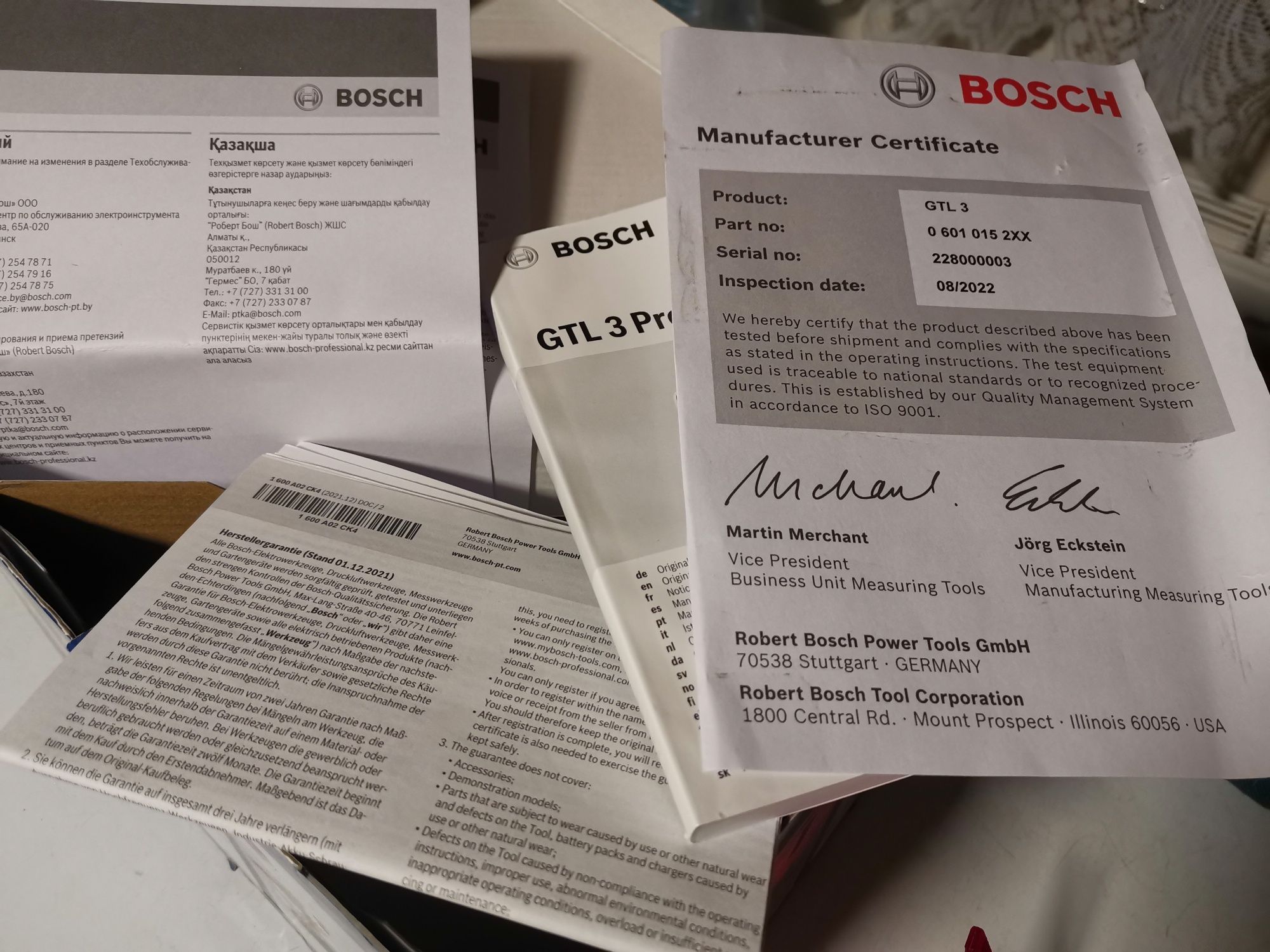 Bosch gtl 3 professional