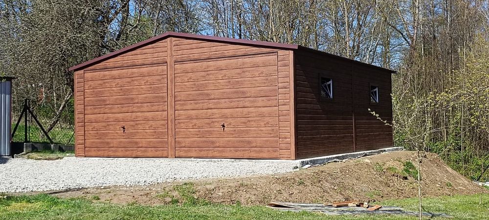7x6 garaz blaszak Drewnopodobny