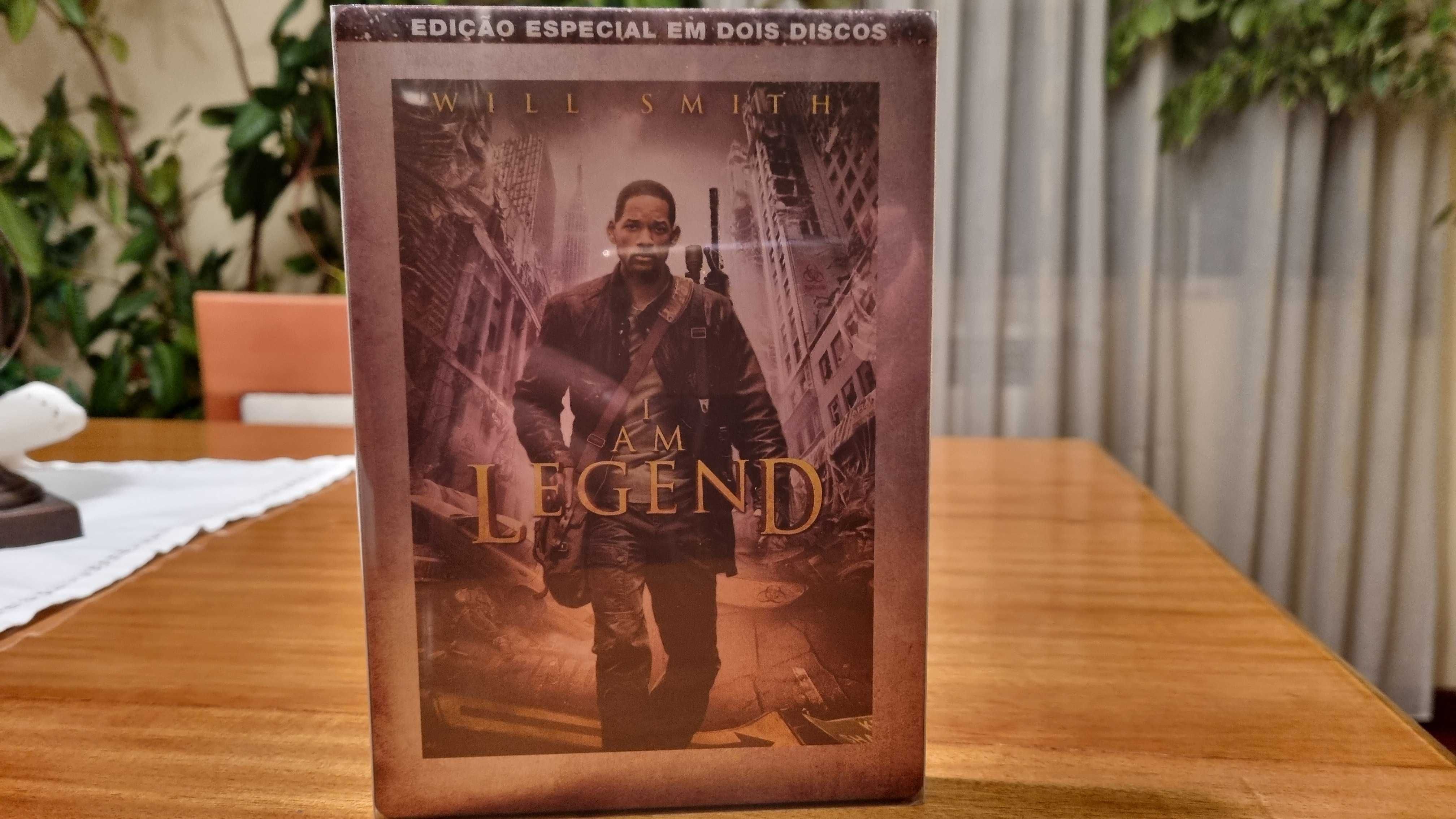 Vendo Duplo DVD Ficção Científica "I AM LEGEND" (Edição Caixa Metal) !