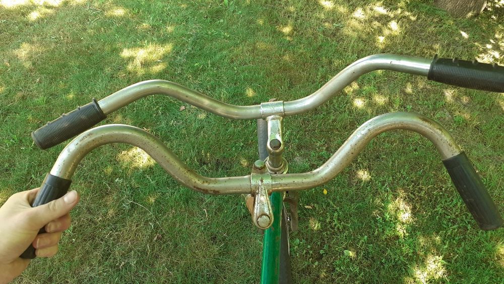 Stary, męski rower "Ukraina", PRL, ZSRR