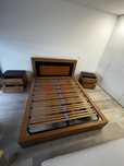 Cama casal em carvalho