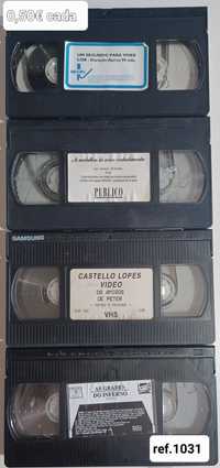 Cassetes de vídeo VHS