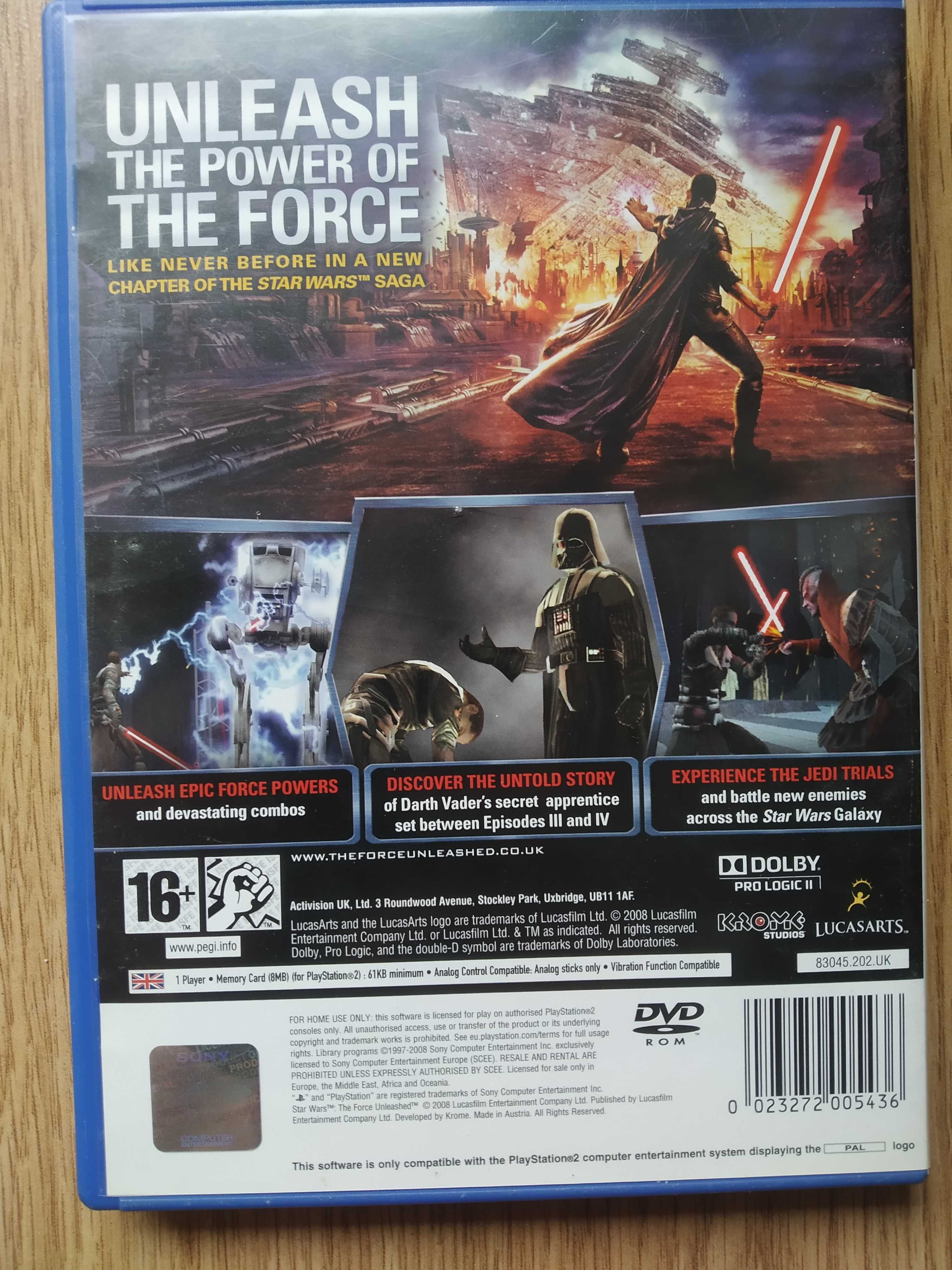 Star Wars the force unleashed PS2