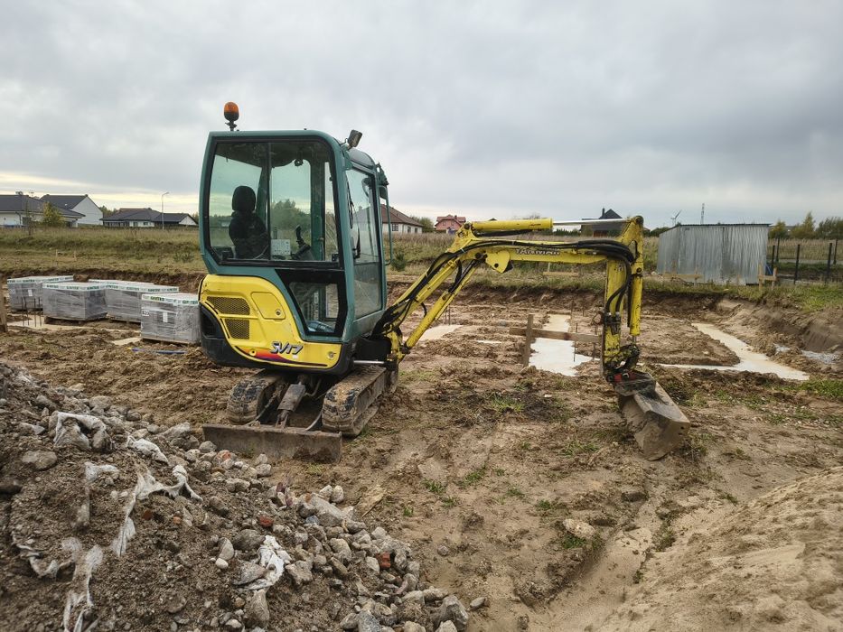 Usługi minikoparką - roboty ziemne