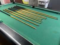 Tacos bilhar snooker ponteira metálica