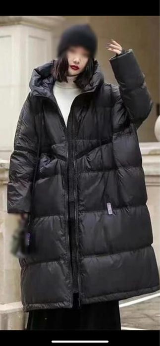 Płaszcz puchowy oversize S/M/L zima