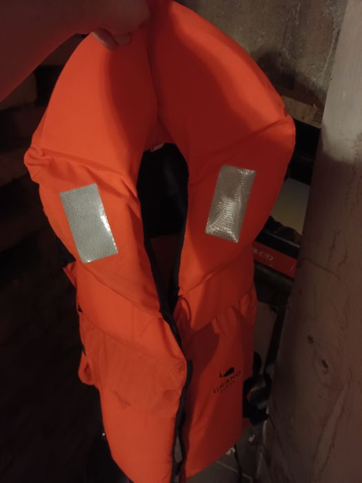 Kamizelka ratunkowa 100N XXL 90 +kg KAPOK CE super! zapięcie