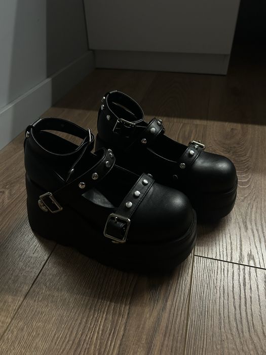 туфлі лоліта lolita y2k demonia killstar dollskill боти 36 розмір