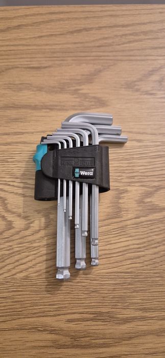 Wera zestaw kluczy trzpieniowych z kulką 1,5-10mm HEX-PLUS imbusy