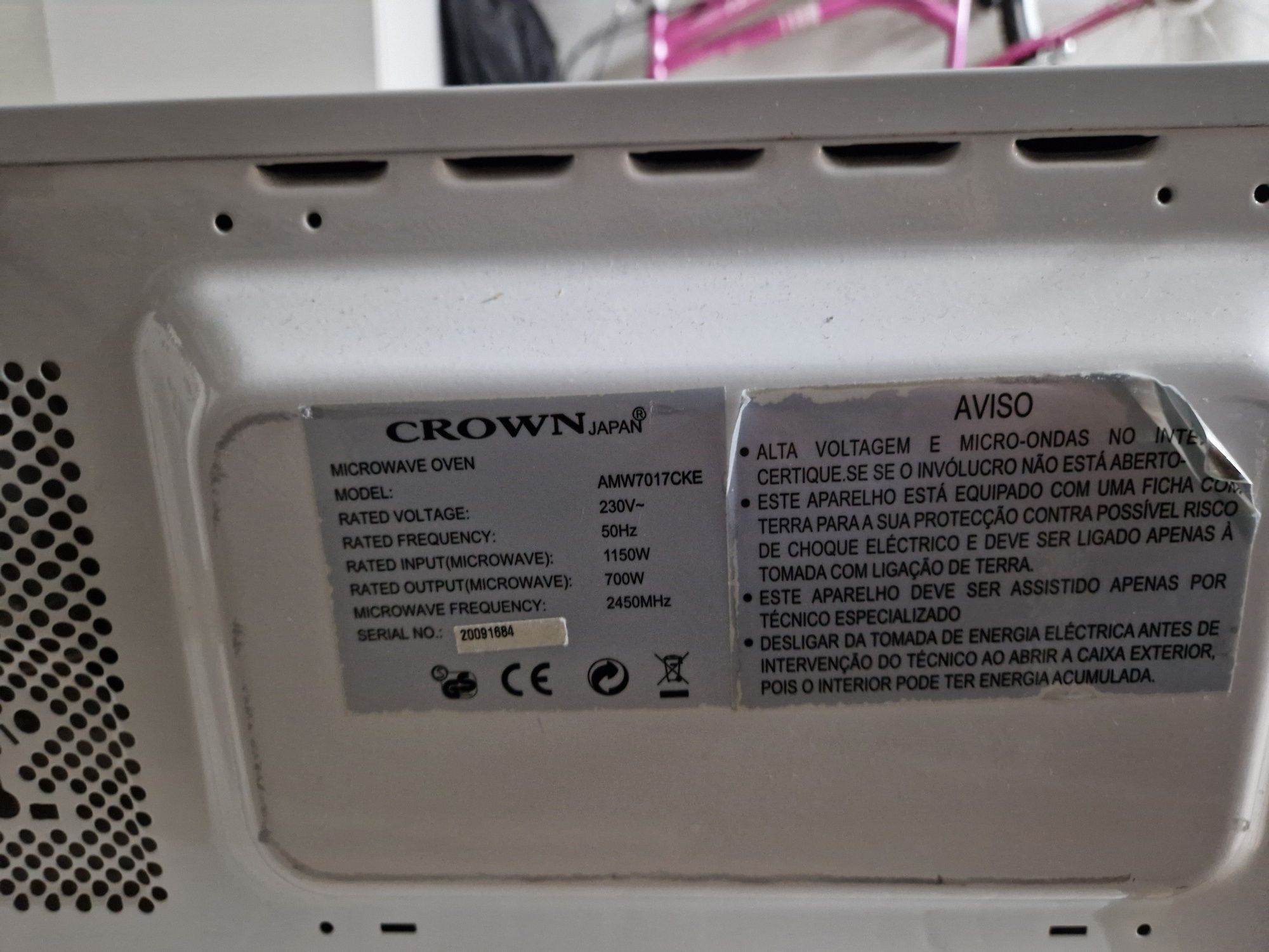 Microondas Crown 700w