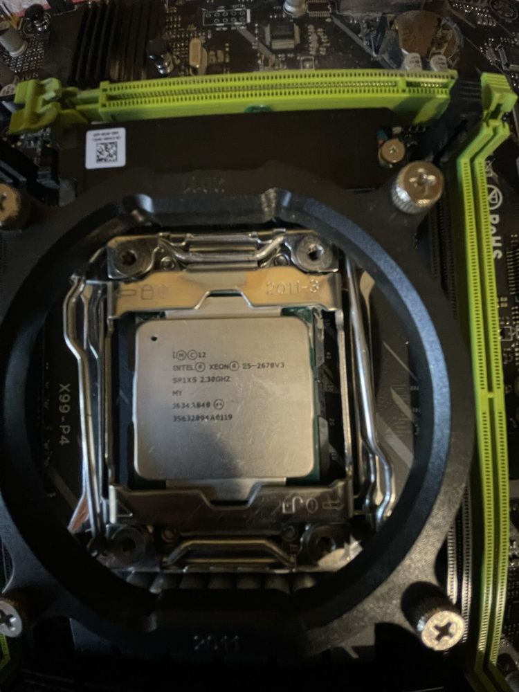 Материнська плата х99- Р4+ЦП Xeon E5-2670v3