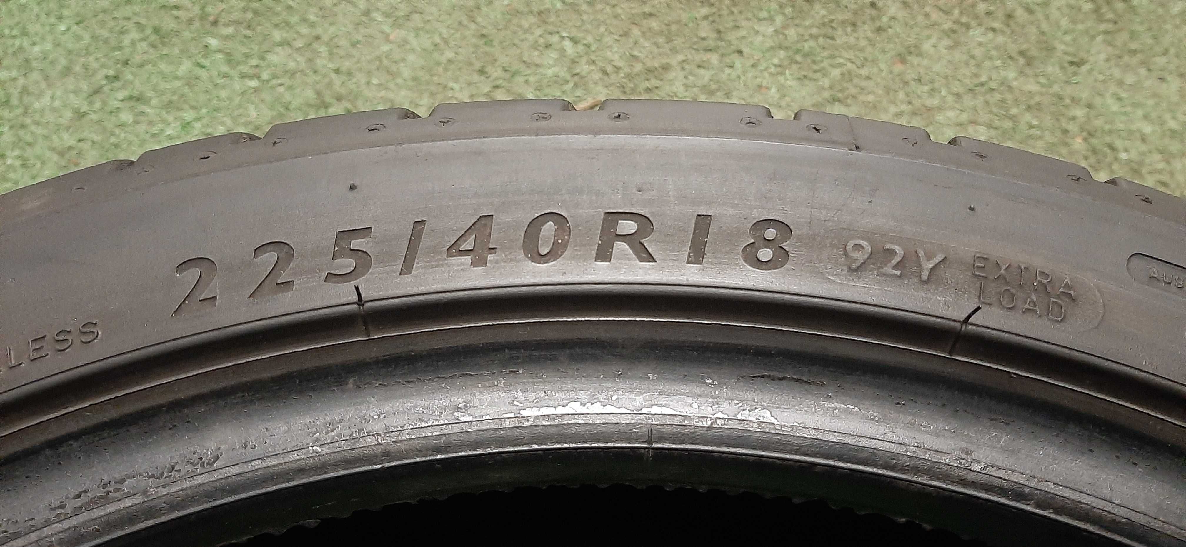 Opony Letnie 225/40/18 Dunlop Sport Maxx RT 2018r. / 5mm. / montaż