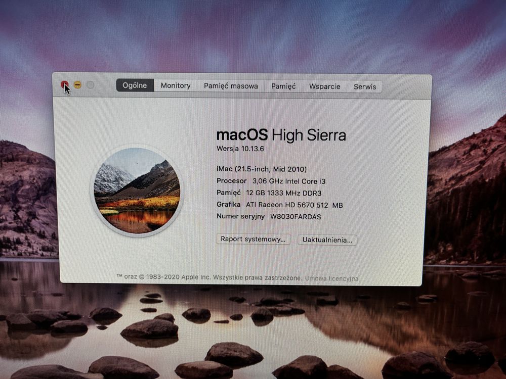 iMac 21.5 2010 Mid 1TB SSD 12GB Ram i3
