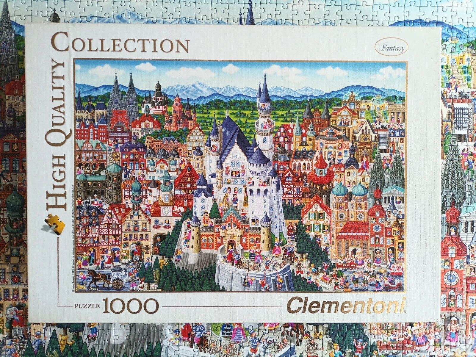 Puzzle 1000 Clementoni "Germany", raz układane, kompletne, jak nowe.