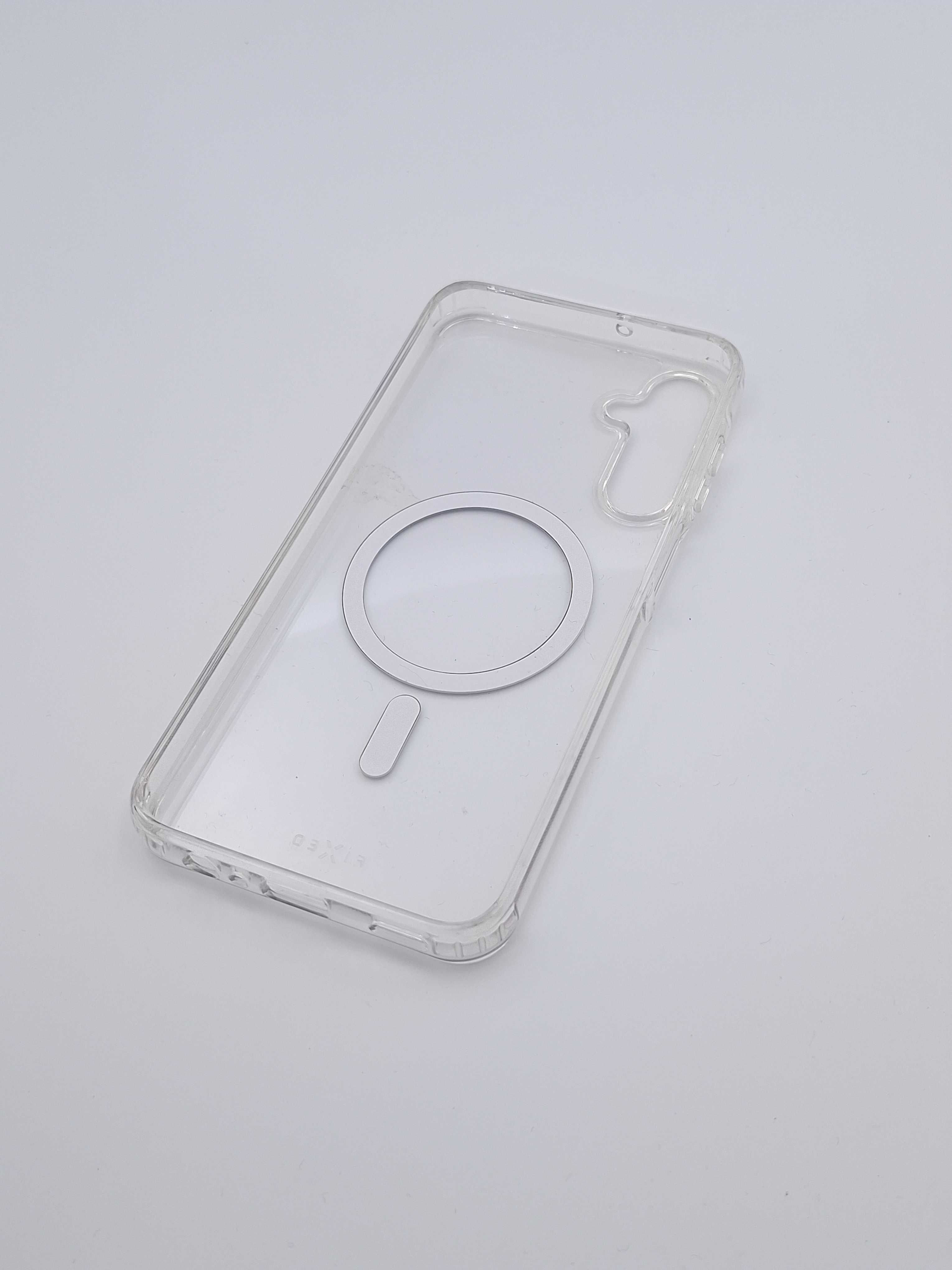 Etui silikonowe Fixed MagPure do MagSafe do Galaxy A15 5G/4G