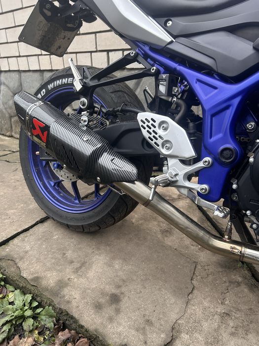 Вихлопна система yamaha mt25 mt03 r3 r25