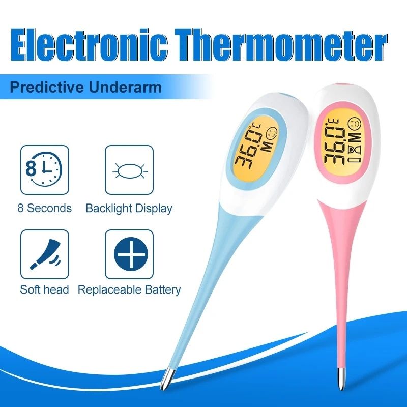 Електронний термометр із великим дисплеєм і гнучким наконечником