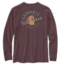 Koszulka Carhartt Workwear Solid T-Shirt Deep Wine (m)