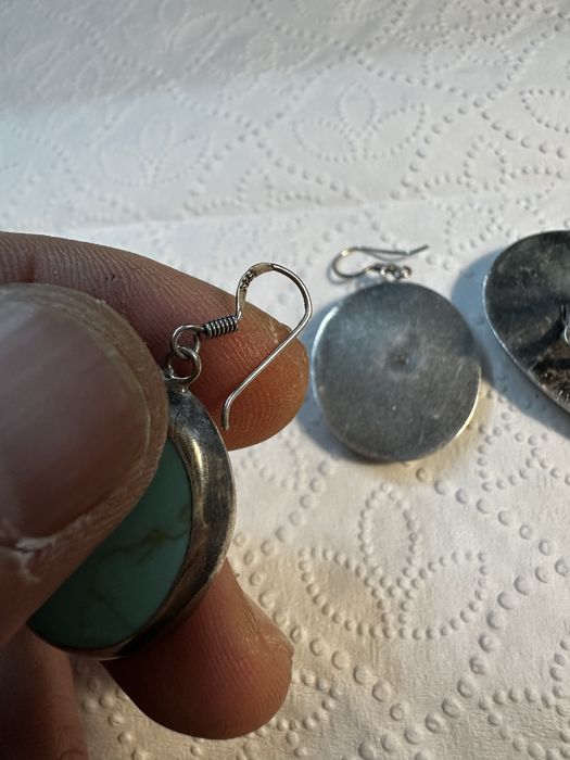 Гарнитур бирюза серебро