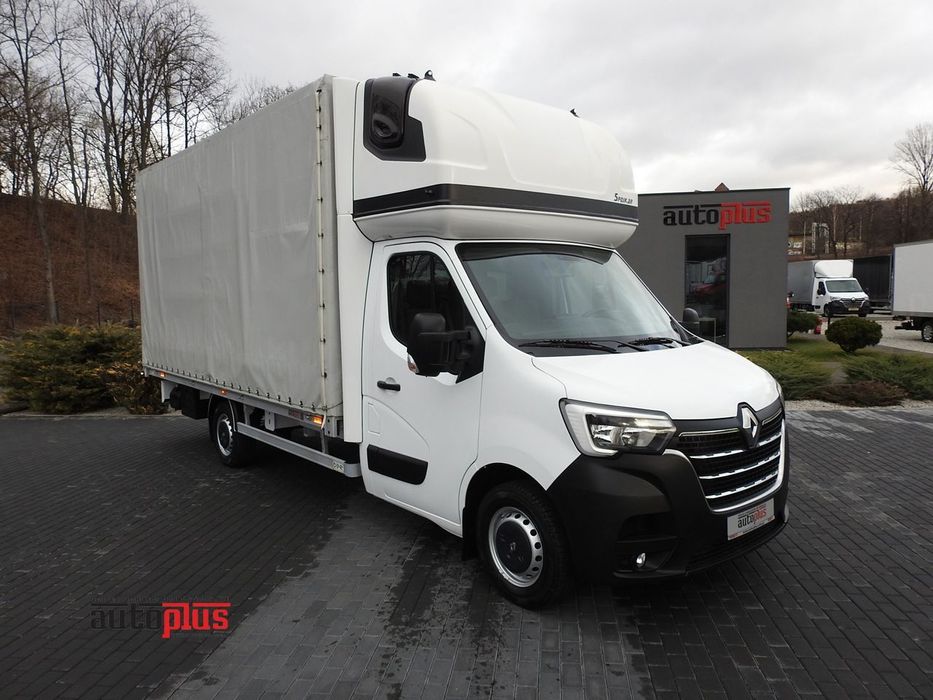 Renault MASTER PLANDEKA 10 PALET WEBASTO TEMPOMAT KLIMATYZACJA LEDY PNEUMATYKA  165KM  stan bardzo dobry, nie wymaga nakładów finansowcyh dostępny od ręki