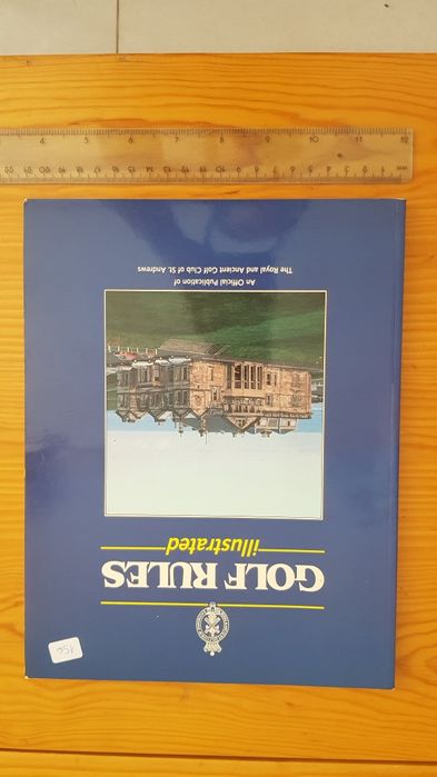 Livro Golf Rules, ilustrado