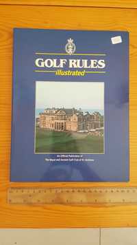 Livro Golf Rules, ilustrado