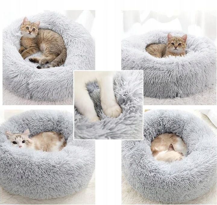 Legowisko Dla Psa Kota Włochate Miękkie Posłanie Wodoodporne Poduszka