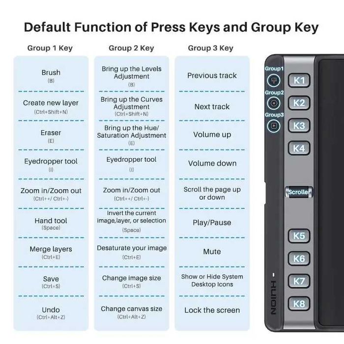 Huion Inspiroy 2 L H1061P новий H1060P Графічний планшет для малювання