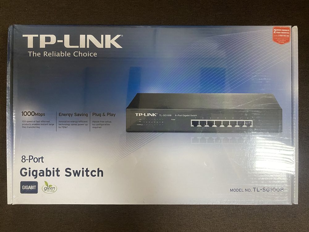 Некерований комутатор TP-Link TL-SG1008
