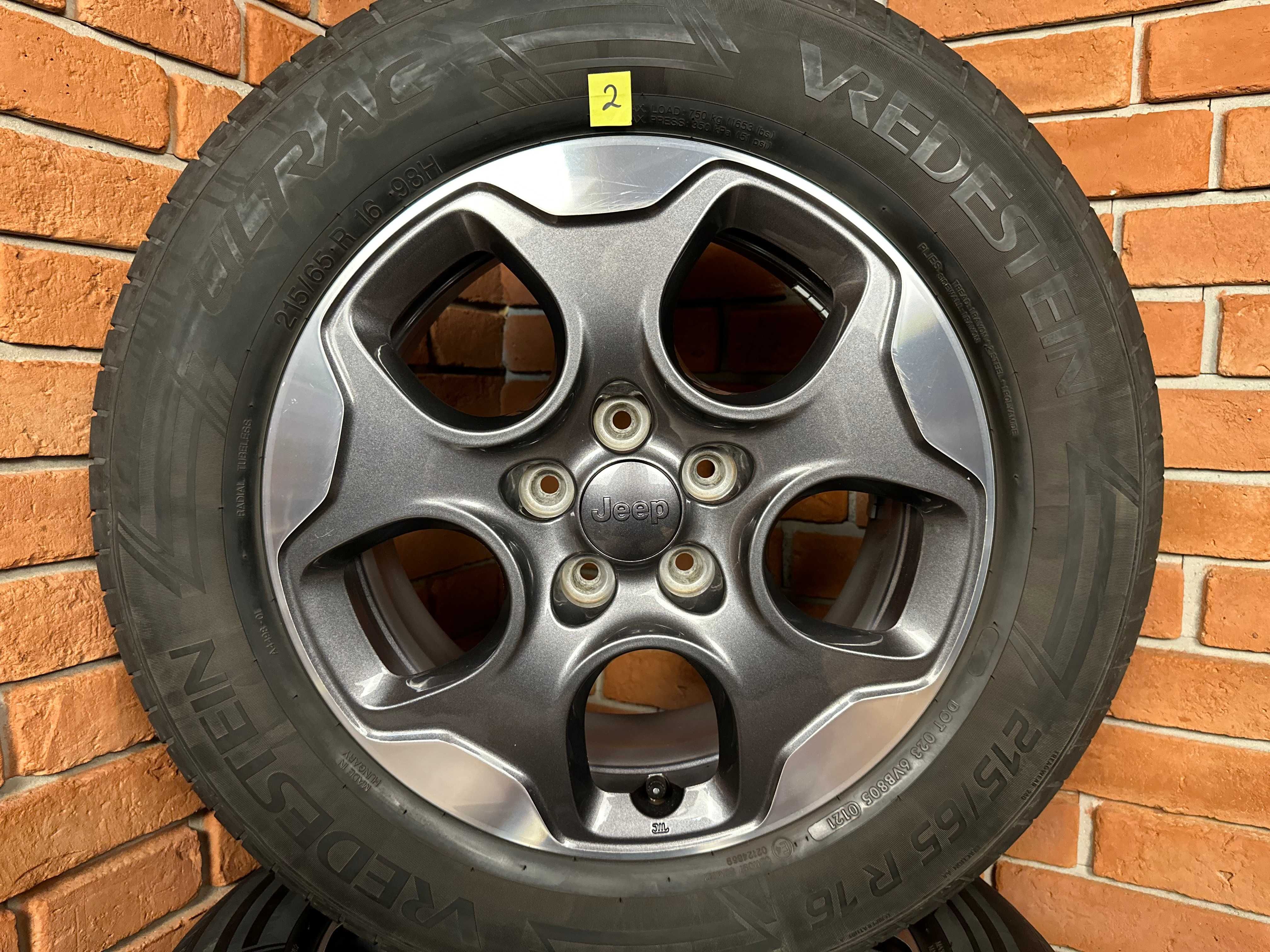 Koła Felgi 16 5x110 Jeep Compass Renegade Letnie 2021