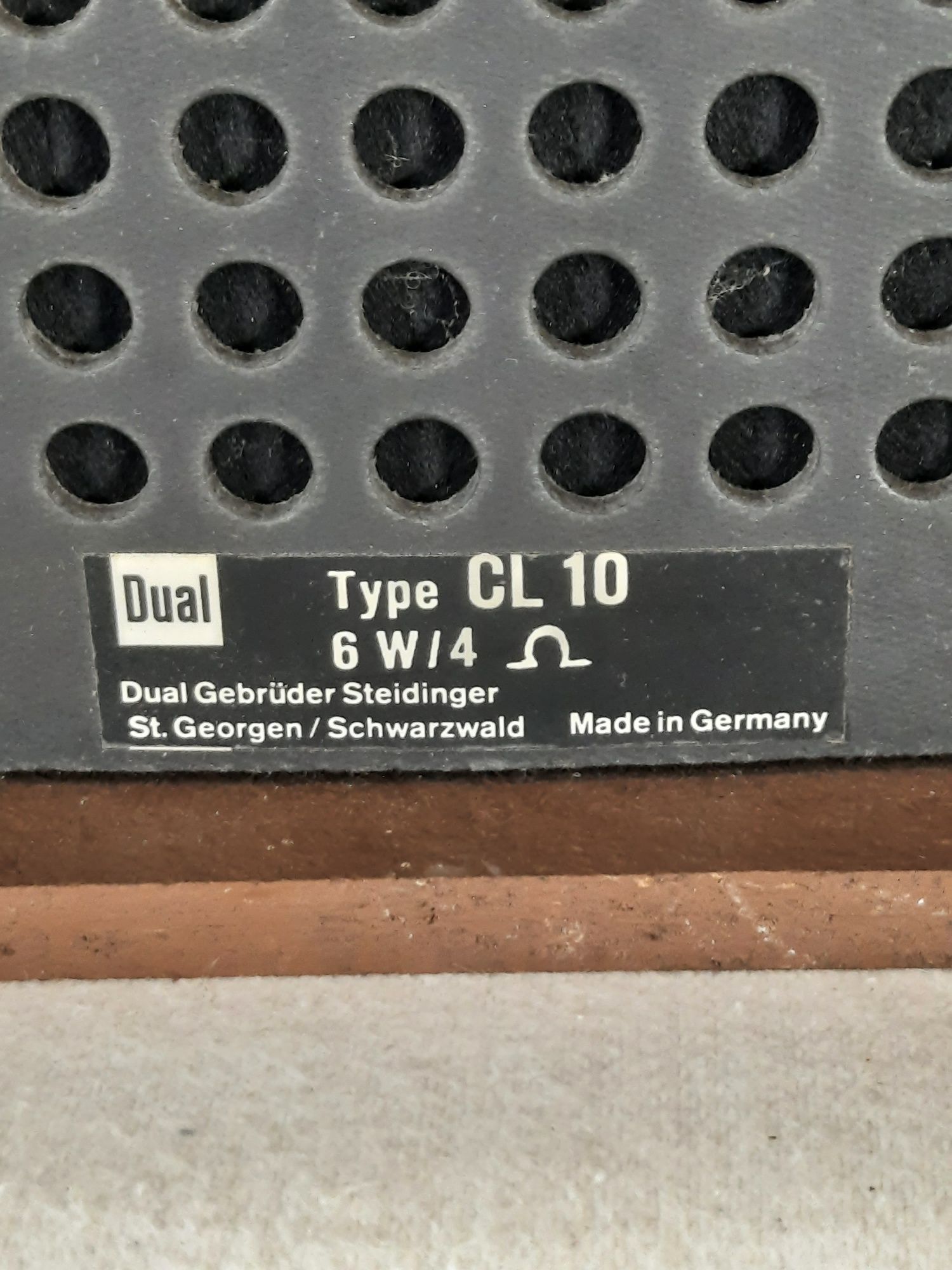 Акустика из Германии Dual CL 10 .