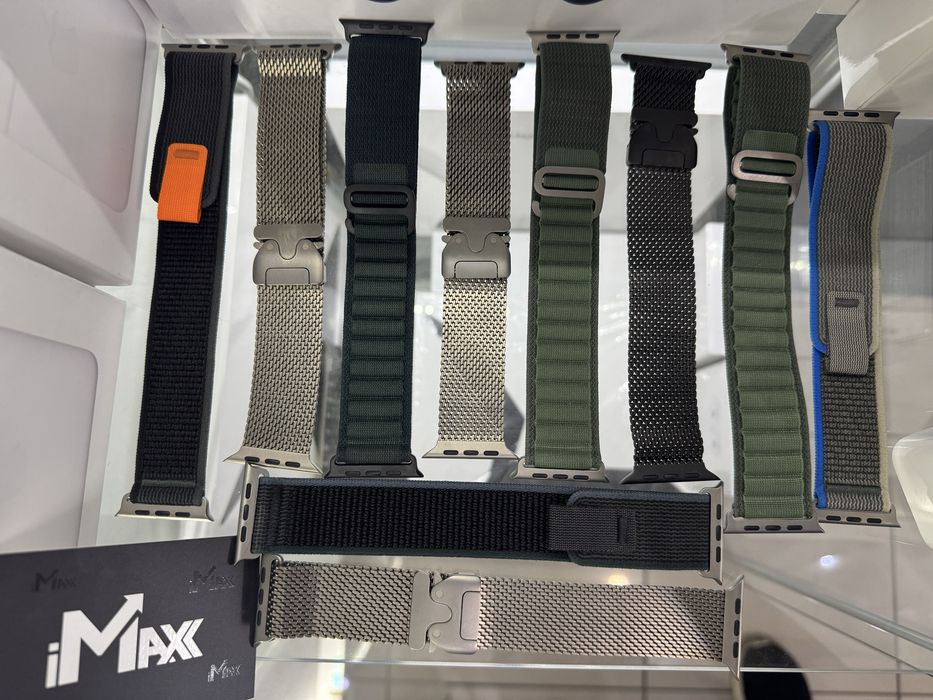 Apple Watch Ultra РЕМІНЦІ Браслет ОРИГИНАЛ Natural Milanes Alpine Loop