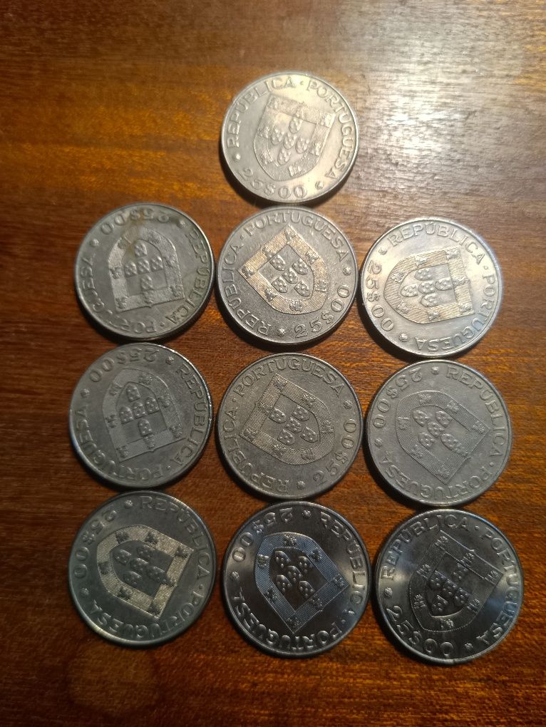 Moedas comemorativas de 25 escudos, 1977 Falecimento de Alexandre H.