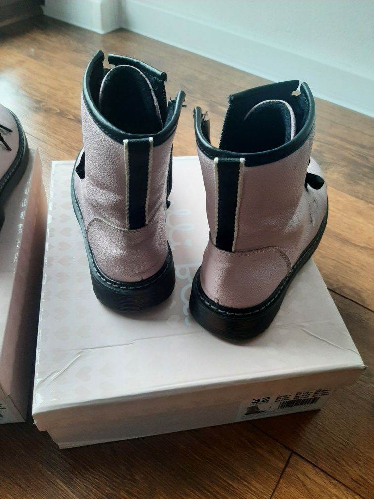 Buty zimowe dziewczęce r.  32 dla bliźniaczek, bliźniaczki