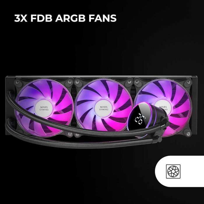 Система рідинного охолодження  Mars Gaming ML-LCD 240  ML-LCD 360