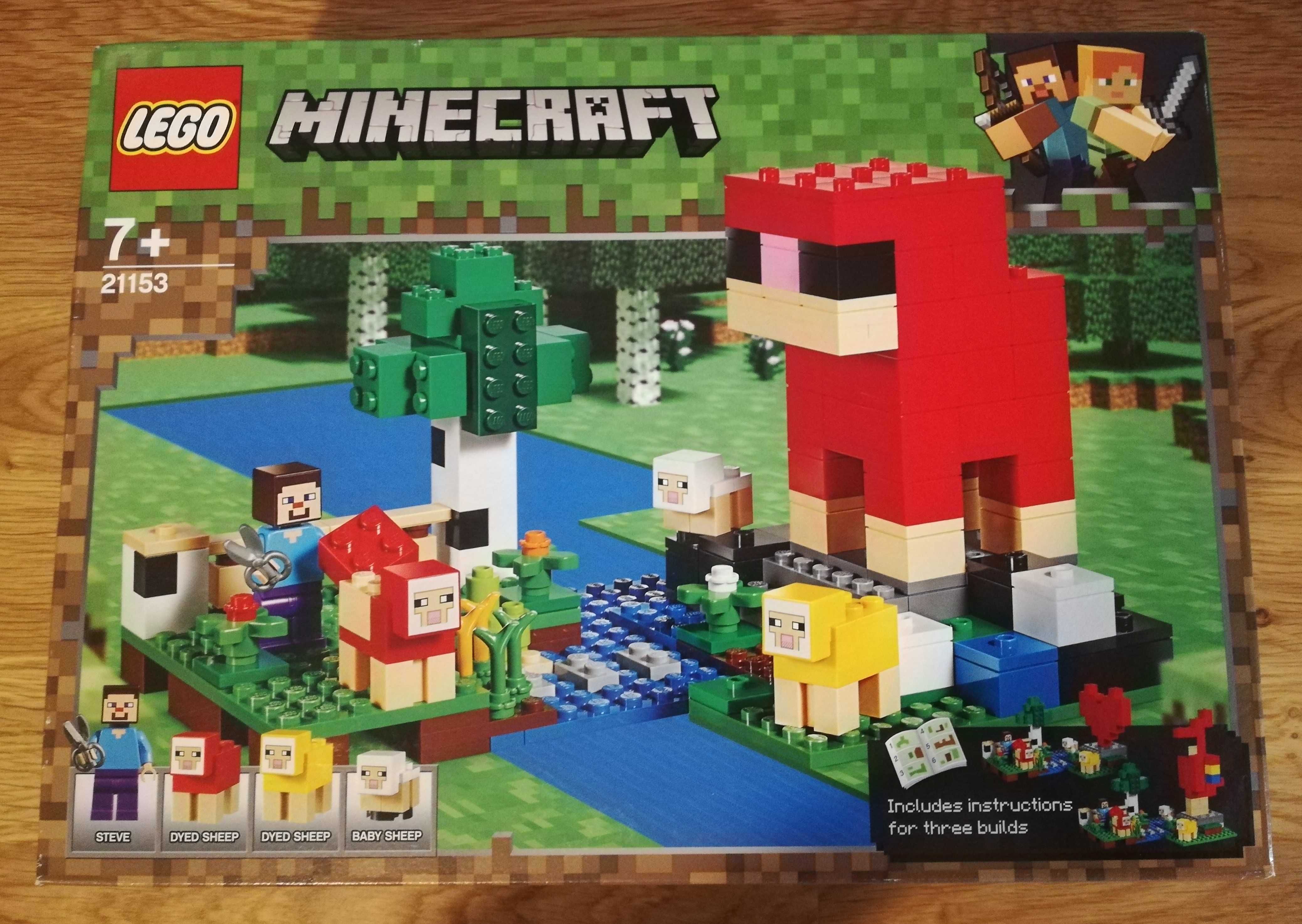 Lego Minecraft 21176, 21153