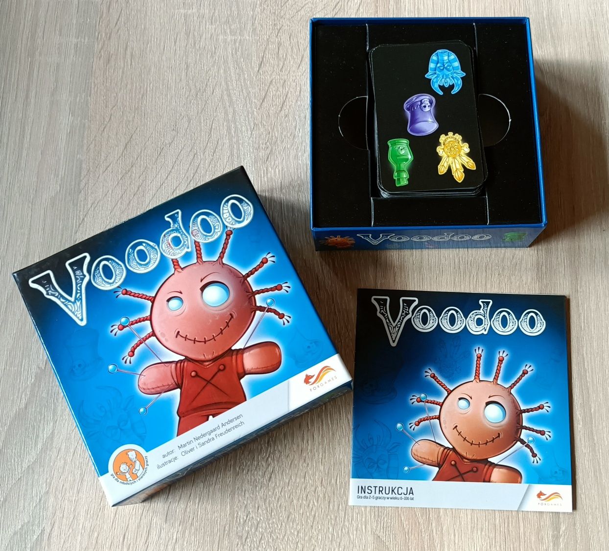 Gra karciana Voodoo jak nowa podobna do dobble