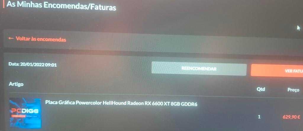 Gráfica Radeon RX6600 XT Hellhound OC 8GB GDDR6
