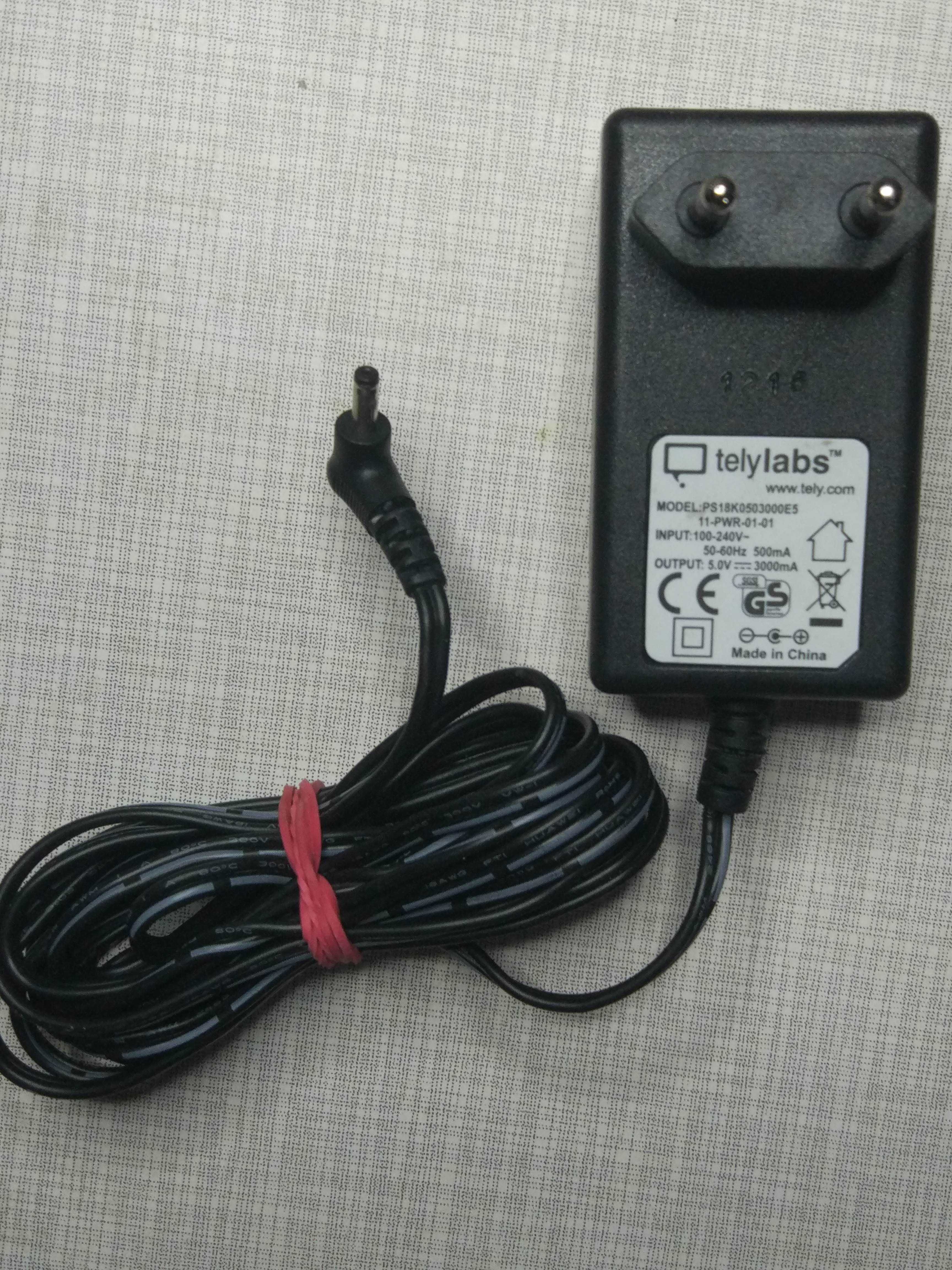 Блок живлення питания 5.0V 3000mA telylabs PS18K0503000E5